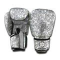 Silver (NOT Real) Glitter Print Boxing Gloves