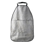Silver Grey Marble Print Car Seat Organizers