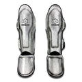 Silver Grey Marble Print Muay Thai Shin Guards