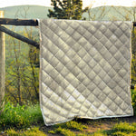 Silver Grey Marble Print Quilt