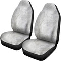 Silver Grey Marble Print Universal Fit Car Seat Covers