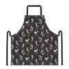 Skateboarding Skeleton Pattern Print Apron