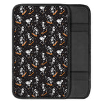 Skateboarding Skeleton Pattern Print Car Center Console Cover