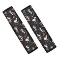 Skateboarding Skeleton Pattern Print Car Seat Belt Covers