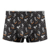 Skateboarding Skeleton Pattern Print Men's Boxer Briefs