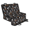 Skateboarding Skeleton Pattern Print Pet Car Back Seat Cover