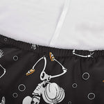 Skateboarding Skeleton Pattern Print Sofa Cover