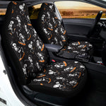 Skateboarding Skeleton Pattern Print Universal Fit Car Seat Covers