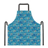 Ski And Snowboard Pattern Print Apron