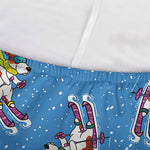 Skiing Dog Pattern Print Sofa Cover