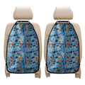 Skiing Equipment Pattern Print Car Seat Organizers