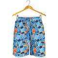 Skiing Equipment Pattern Print Men's Shorts