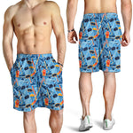 Skiing Equipment Pattern Print Men's Shorts