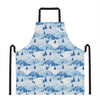 Skiing Mountain Print Apron