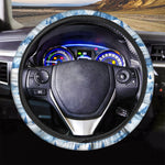 Skiing Mountain Print Car Steering Wheel Cover
