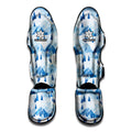 Skiing Mountain Print Muay Thai Shin Guards