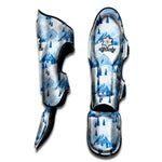 Skiing Mountain Print Muay Thai Shin Guard