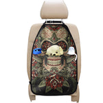 Skull And Roses Tattoo Print Car Seat Organizers