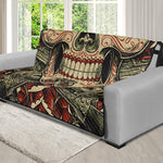 Skull And Roses Tattoo Print Futon Protector