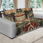 Skull And Roses Tattoo Print Futon Protector