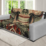 Skull And Roses Tattoo Print Futon Protector