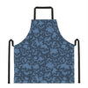 Skull Denim Jeans Pattern Print Apron