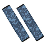 Skull Denim Jeans Pattern Print Car Seat Belt Covers