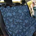 Skull Denim Jeans Pattern Print Pet Car Back Seat Cover