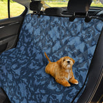 Skull Denim Jeans Pattern Print Pet Car Back Seat Cover