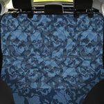 Skull Denim Jeans Pattern Print Pet Car Back Seat Cover