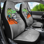 Skull Headphones Universal Fit Car Seat Covers GearFrost