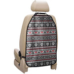 Skull Knitted Pattern Print Car Seat Organizers