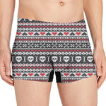 Skull Knitted Pattern Print Men's Boxer Briefs