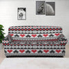 Skull Knitted Pattern Print Sofa Cover