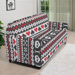 Skull Knitted Pattern Print Sofa Cover