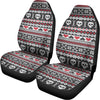 Skull Knitted Pattern Print Universal Fit Car Seat Covers