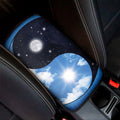Sky And Space Yin Yang Print Car Center Console Cover