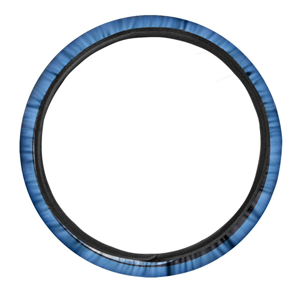 Sky And Space Yin Yang Print Car Steering Wheel Cover