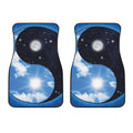 Sky And Space Yin Yang Print Front Car Floor Mats