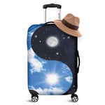 Sky And Space Yin Yang Print Luggage Cover