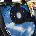 Sky And Space Yin Yang Print Pet Car Back Seat Cover