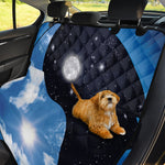 Sky And Space Yin Yang Print Pet Car Back Seat Cover