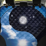 Sky And Space Yin Yang Print Pet Car Back Seat Cover