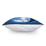 Sky And Space Yin Yang Print Pillow Cover