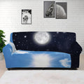 Sky And Space Yin Yang Print Sofa Cover