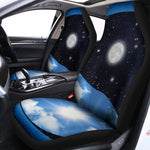 Sky And Space Yin Yang Print Universal Fit Car Seat Covers