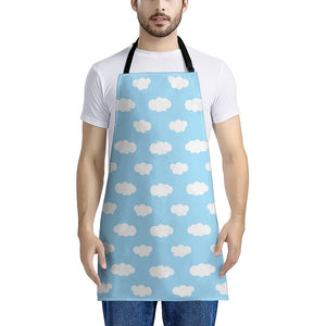 Sky Cloud Pattern Print Apron