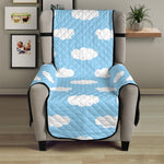 Sky Cloud Pattern Print Armchair Protector