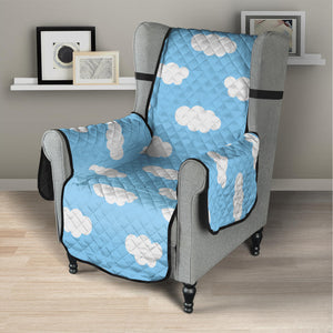 Sky Cloud Pattern Print Armchair Protector