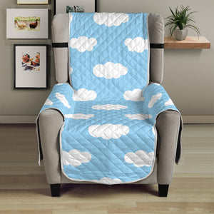 Sky Cloud Pattern Print Armchair Protector